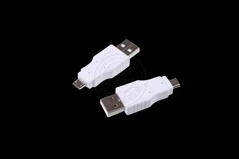 2PC NEW Hot Black Micro USB Male to USB A Female Adapter Connector