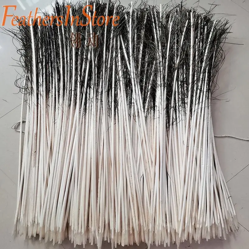 Wholesale 1000pcs Peacock Feather Stick for Fishing pole Buoy Feather rod big diameter 4.5-6.5mm stalks on floats