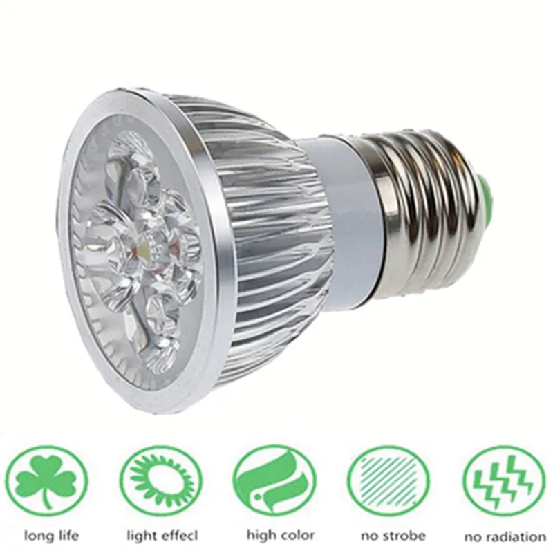 Bombilla LED GU10 GU5.3 E14 E27 MR16, de alta calidad, 9W, 12W, 15W, 110V, 220V, 60 ángulos de haz de luz