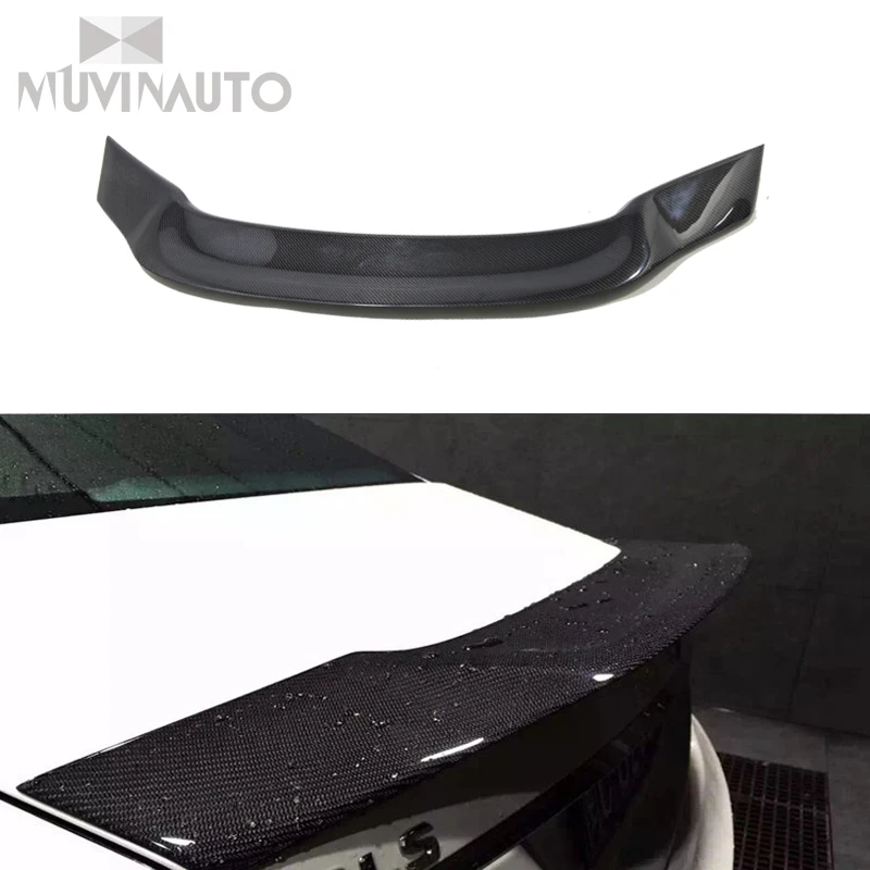 

For Mercedes Benz W117 Spoiler Schwanz Renntech Stil Carbon Faser Für Benz CLA W117 CLA180 CLA200 CLA250 Heckspoiler CLA45 13-18