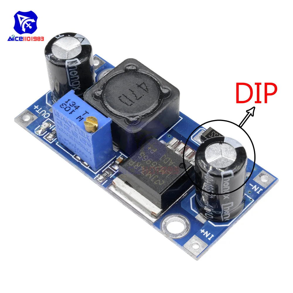 LM2596 DIP/SMD DC-DC-Abwärtswandler Step-Down-Stromversorgungsmodul Ausgang DC 4 -35V zu DC 1.23 -30V 3A Spannungsregler – Detail 11