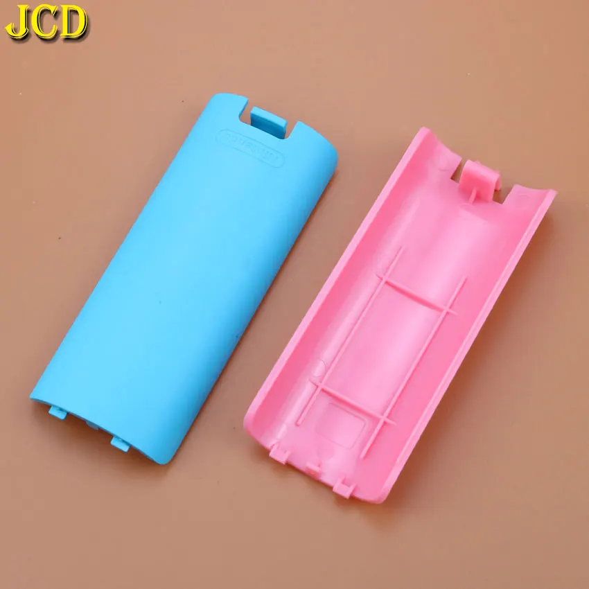 JCD 1 sztuk tylna pokrywa baterii dla Wii zdalne sterowanie bezprzewodowe kontroler bateria ABS pokrywa drzwi opakowanie Shell Case