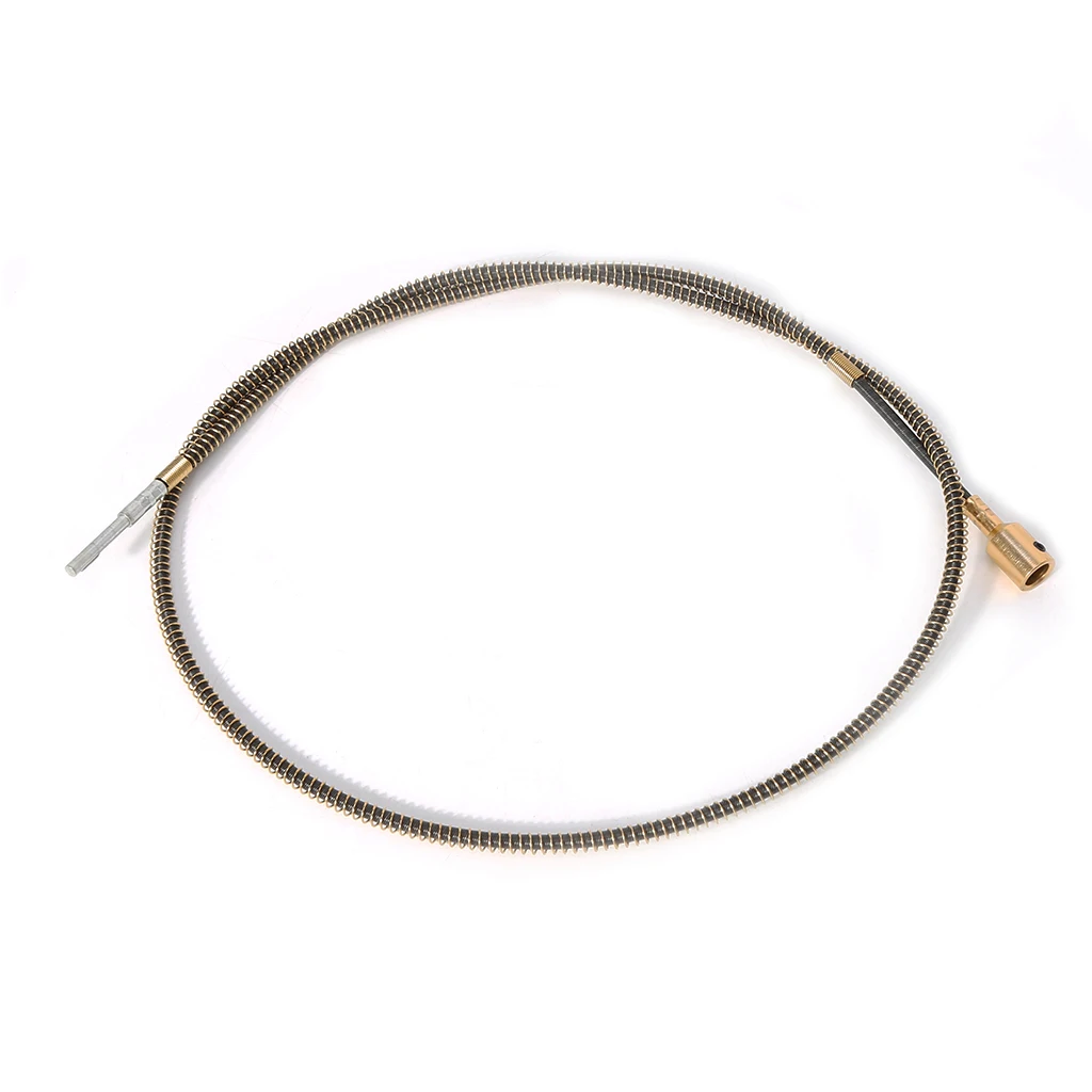 Cable de tubo de Metal tipo Pin recubierto con resorte, para amoladora rotativa Dremel, eje Flexible, gran valor, 98cm, 1 ud.