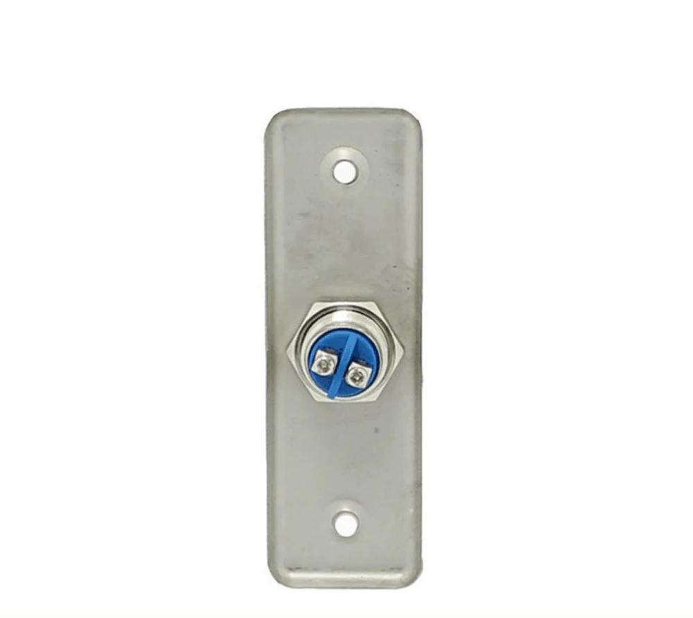 28*91mm S28 Rectangle Stainless Steel Exit Push Release Button Switch For Door Access Control