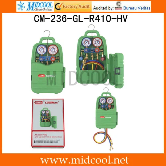 

Hand-carry manifolds operation CM-236-GL-R410-HV