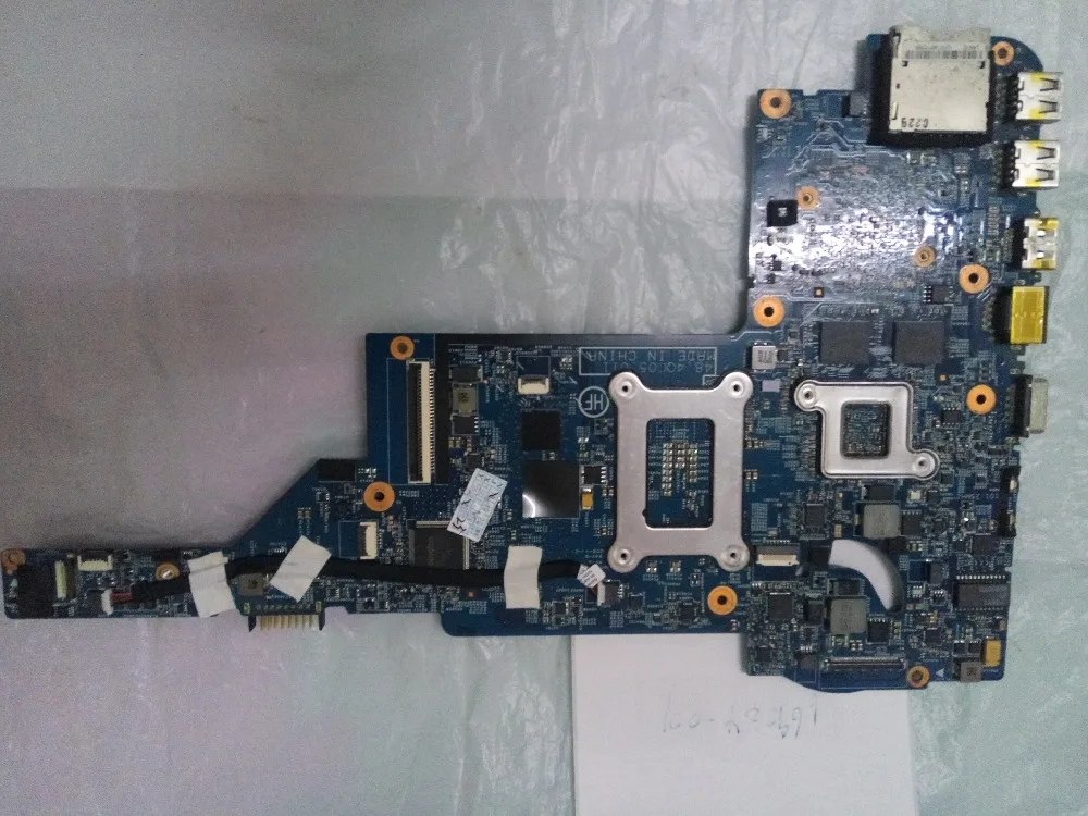 669084 -001 placa de conexão de volta de teste completo conectada com placa-mãe