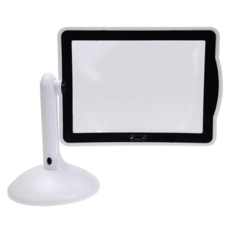 Led Tela Página Lupa Gass Mais Brilhante Visor de Leitura Mãos Led Lupa de Leitura de Vidro para Leitura Ferramenta de Escrita 3x