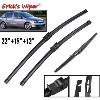 Erick's Wiper LHD Front & Rear Wiper Blades Set For Opel Astra H 5 Doors 2004 - 2009 Windshield Windscreen Window 22