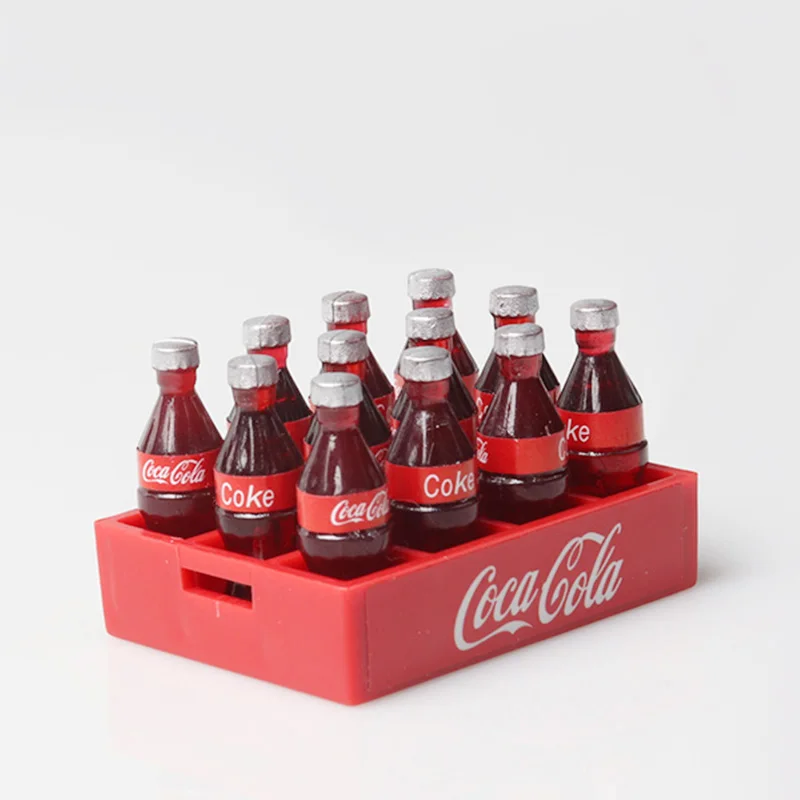 RC Mini Coke Bottle & Tray Decoration Accessory Tools For 1/10 RC Crawler Car Axial SCX10 TRAXXAS TRX4 RC4WD D90 TF2 Tamiya CC01