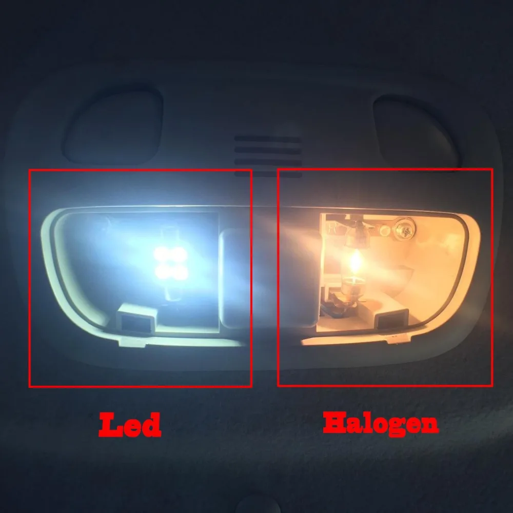 11pcs White Bulb LED Car Light Interior Kit For 2006 2007 2008 2009 2010 2012 Mitsubishi Outlander Map Dome Trunk Glove Box Lamp