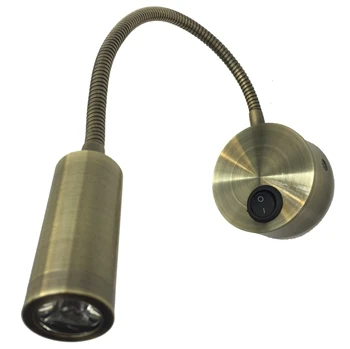 Luz LED marina de bronce, 12V, 24V, 2W