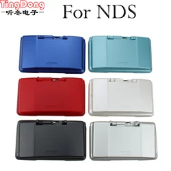 TingDong – coque de protection complète pour nintendo DS, 7 couleurs, en Stock, ensemble complet avec bouton