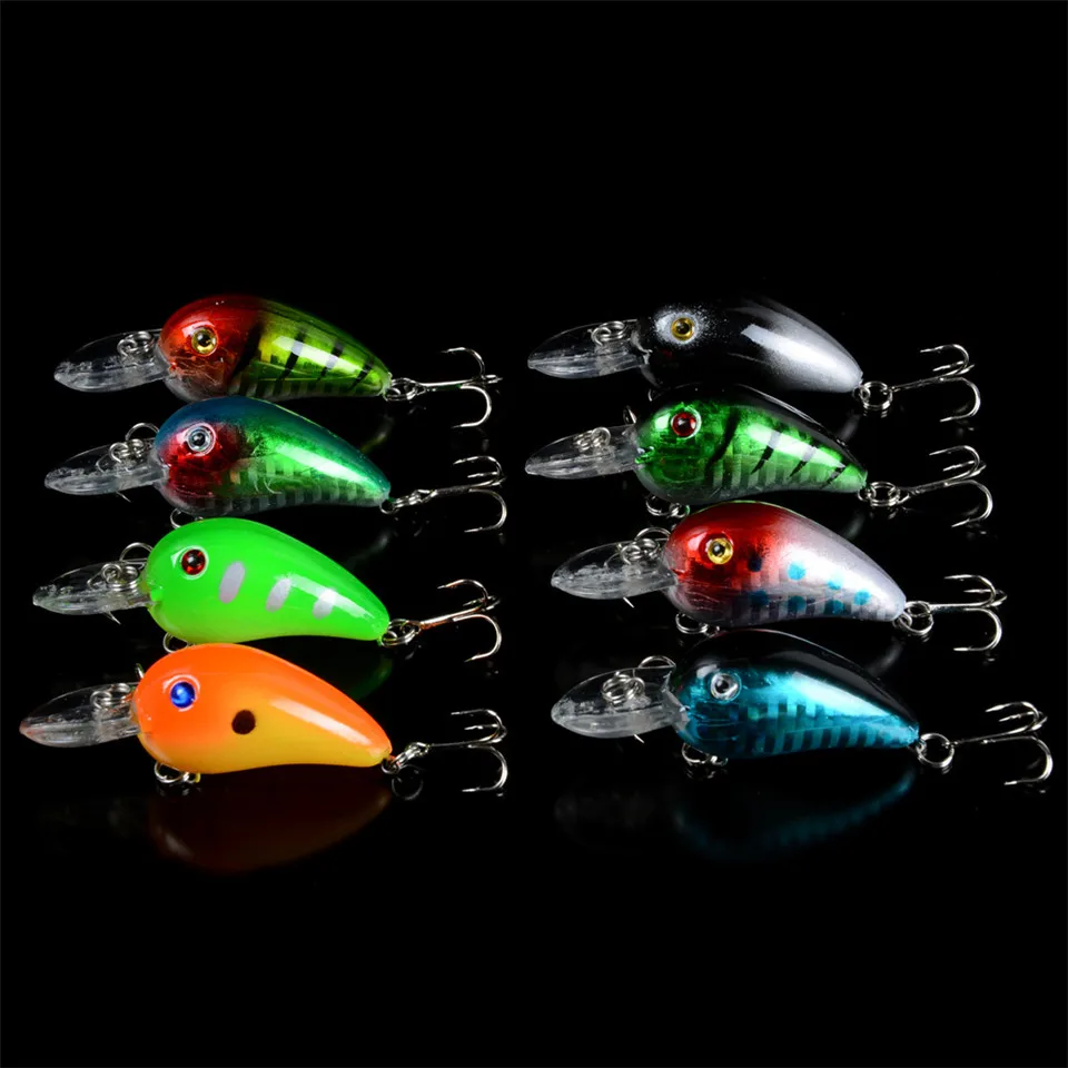 Hot  Fishing Lures 69pcs/lot Carp Fishing Bait Mixed 9 Different Models Hard Baits 69 Colors Wobblers Fishing Tackle Wholesale