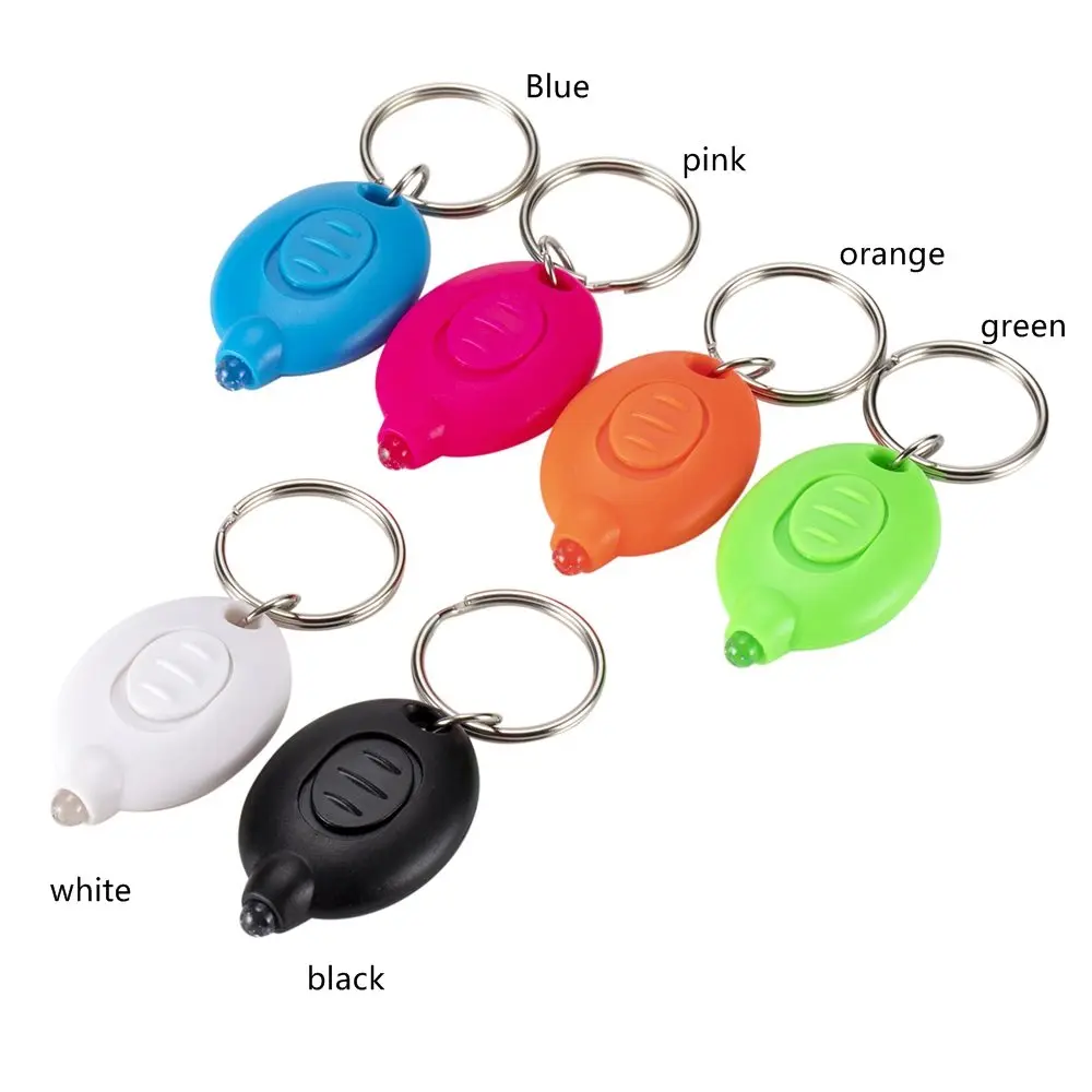 Led Keychain light Mini Multicolored Cool Popular White Light Child Schoolbag backpack Stairs Emergency Lighting Flashlight Lamp