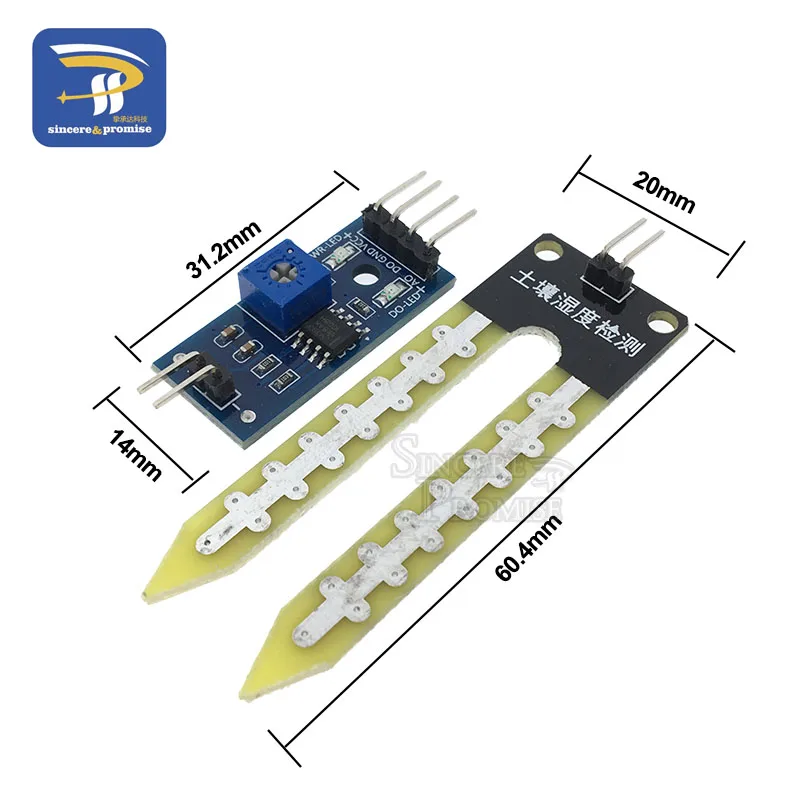 Smart Electronics Soil Moisture Hygrometer Detection Humidity Sensor Module For arduino Development Board DIY Robot Smart Car