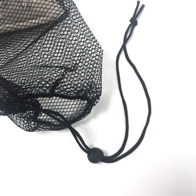 2pcs Rope Black Aquarium Mesh Bag Aquarium Pond Filter Net Bag For Bio Ball Carbon Media Aquarium Fish Tank Isolation Bag