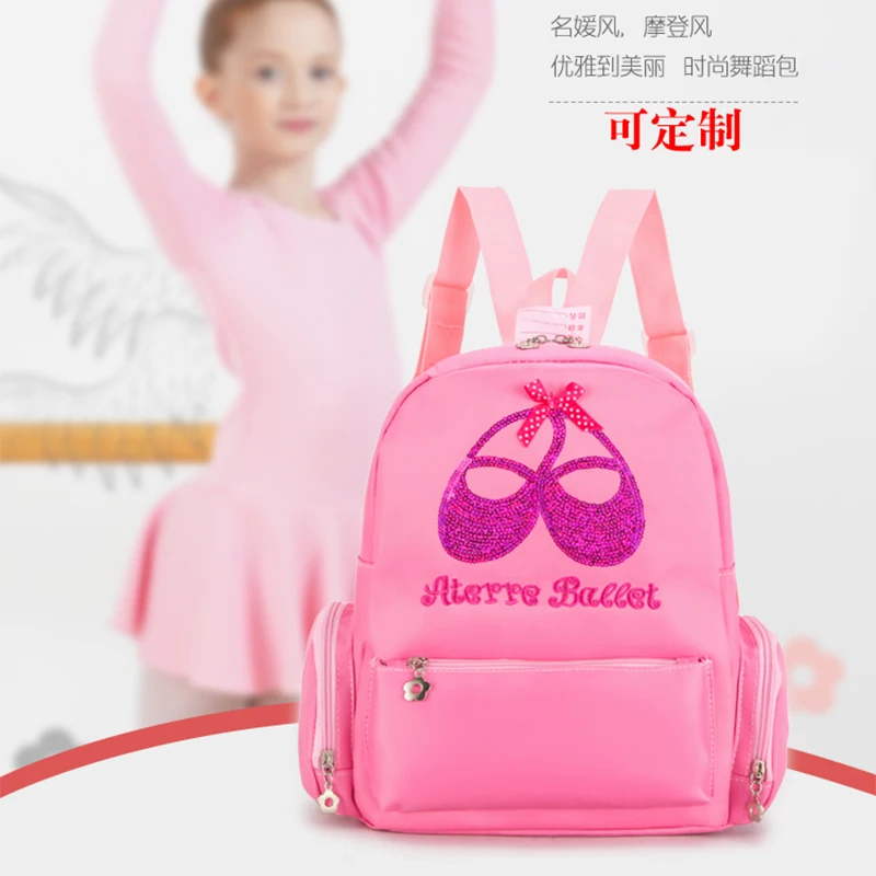 Pink Girl Ballet Bag Kid Professional Dance Bag For Girl Baby children Ballerina Dancing Handbag Waterproof Gymnastics Backpack