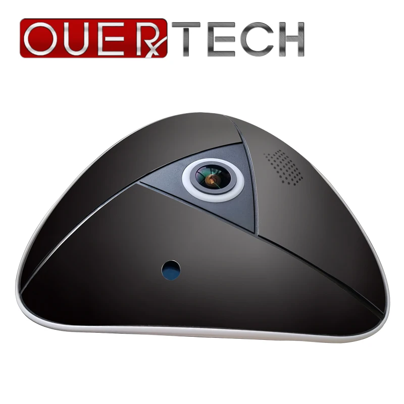 

OUERTECH Full View WIFI 360 Camera Two way audio Panoramic mini 2MP Fisheye Wireless Smart IP VR Camera Motion Detection