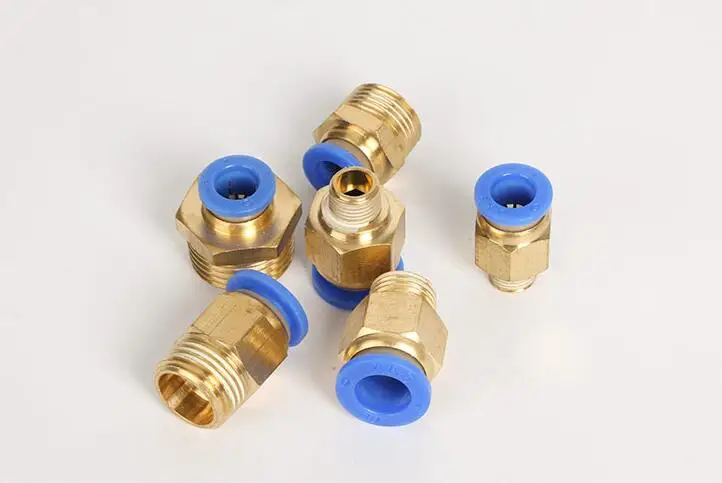 

SPC14-04/SPC16-04 External thread through fast plug connector,Pneumatic component,pneumatic quick connector,fitting,air tools