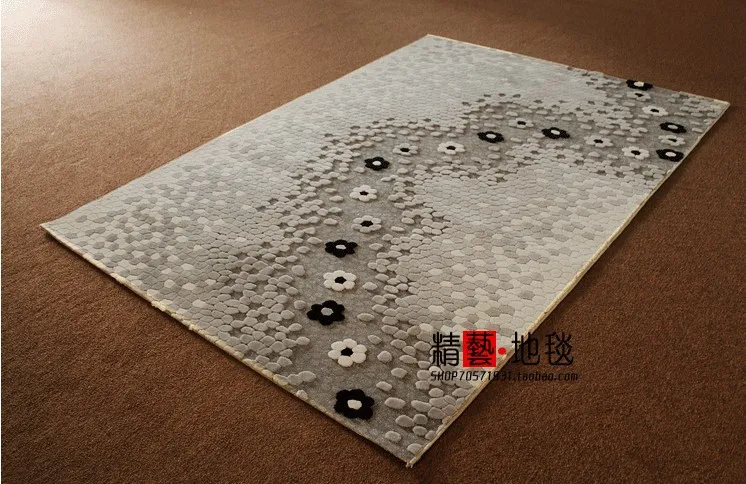 wool  rugs  ,3d carpet , three dimentional effective , make from Australia wool ,1900mmx2900mmcarpets .