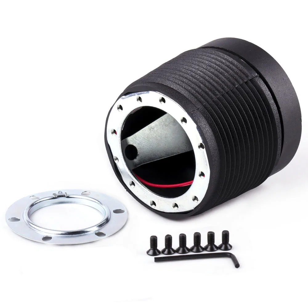 RASTP-Black Racing Steering Wheel Hub Adapter Boss Kit for Volkswagen Jetta for VW-4A RS-QR022