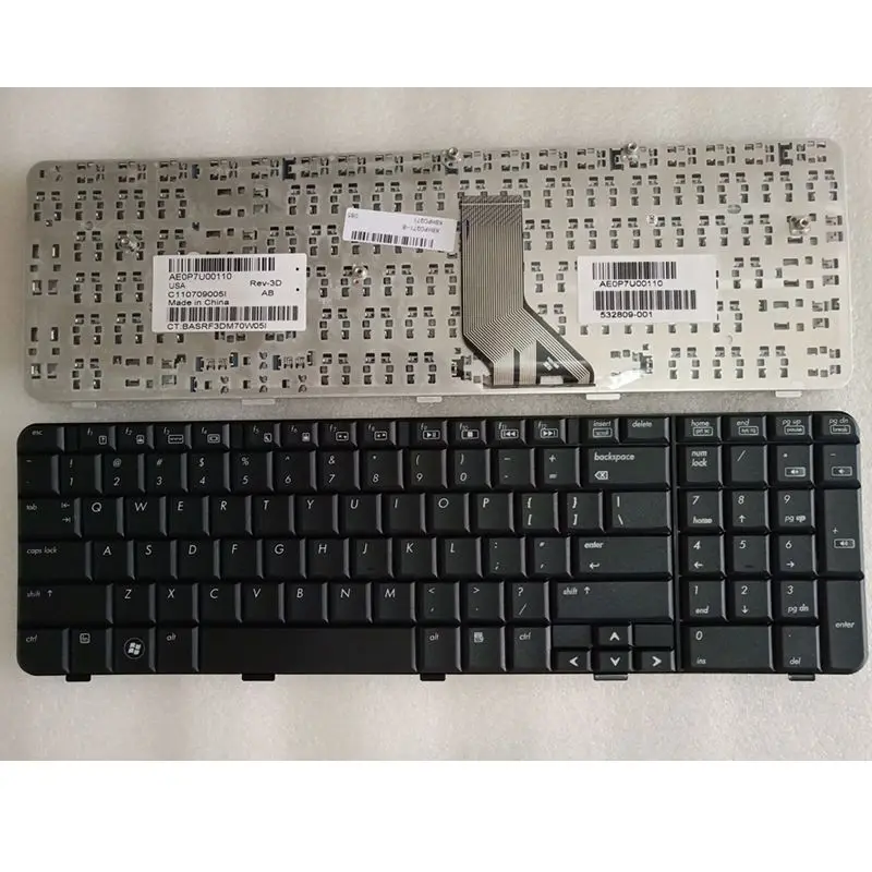 

US For HP CQ71 G71 Replace Laptop Keyboard New Black English