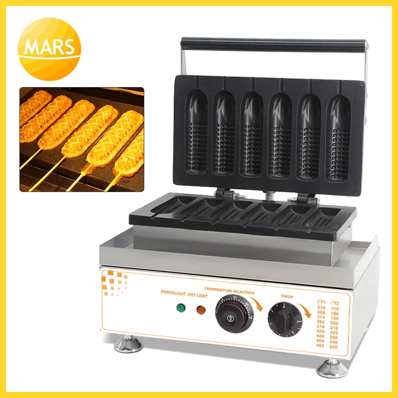 Mars Free Shipping Stainless Steel Philippines Muffin Stick Waffle Dog Maker Machine Grill Cooker Plate Mould