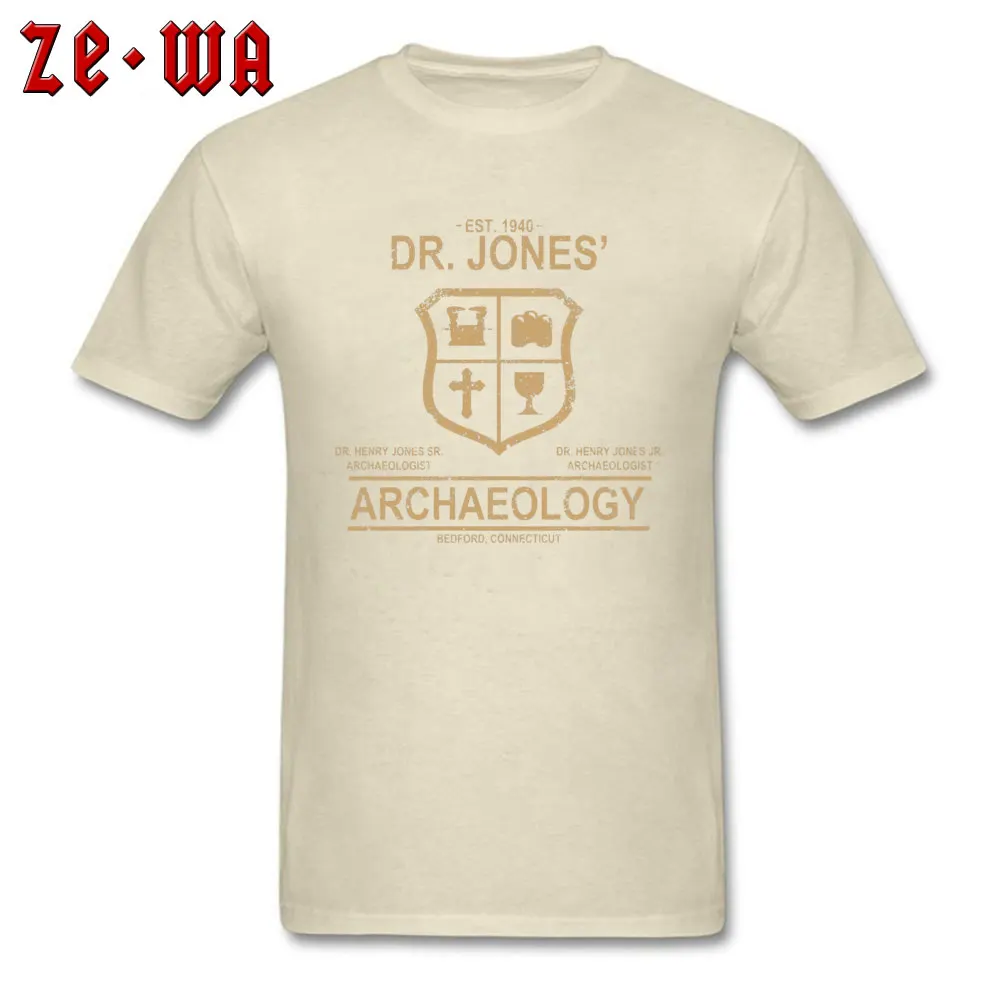 Tshirt Men T Shirt Dr. Jones Archaeology Indiana Jones Women T-Shirt 2019 New Vintage Logo Designer Top Clothes Cotton Fabric