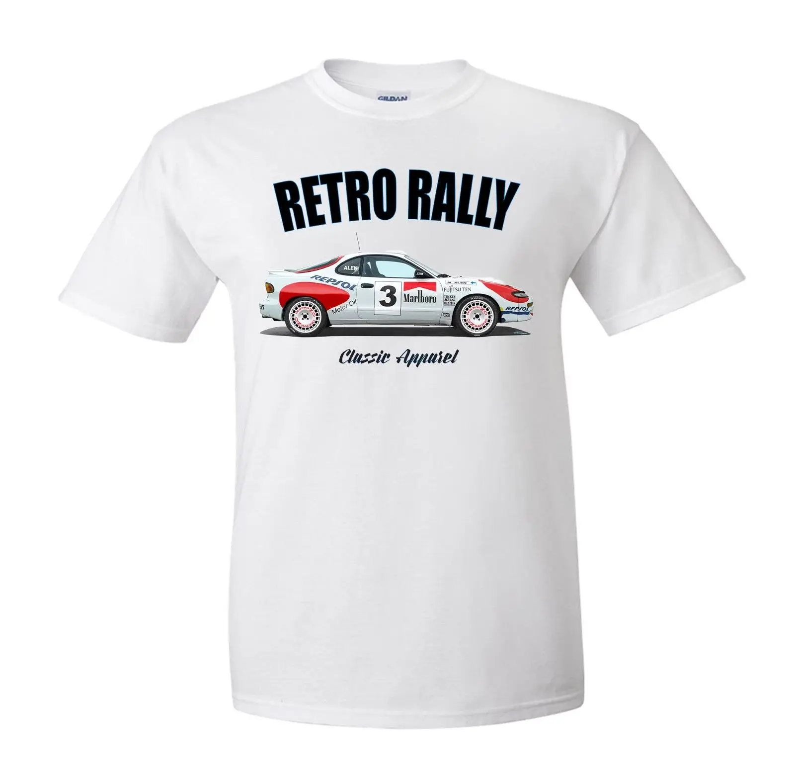 2019 Brand Clothing Cotton Clothing Japanese Classic Car Fans Celica Gt4 St185. Retro Rally. Japanese Classic Car. O Neck Shirt