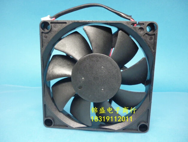 New original AVC DS08015B12M 80*80*15 12V 0.48A 2 lines radiating fan