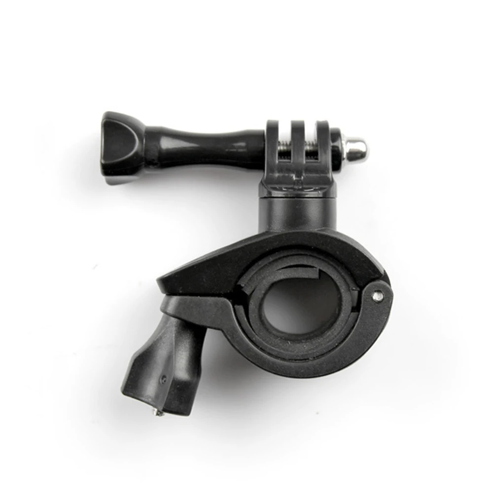Gopro hero 5/4/3セッションスポーツカメラ用の回転可能な自転車ハンドルバーマウントホルダー三脚アダプターバイククリップブラケット