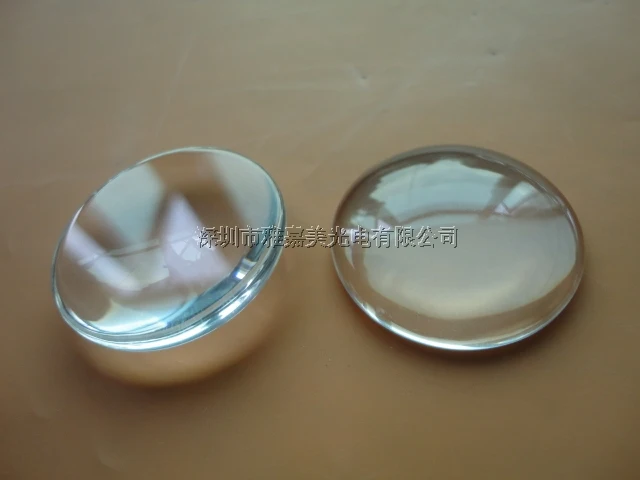 Glass lens Diameter 25MM 27MM 28MM 30MM 35MM 40MM Plano convex optical lens ,High temperature resistant LED lens