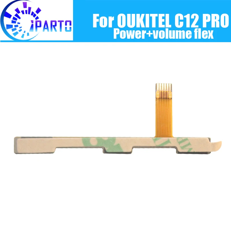 OUKITEL C12 PRO Side Button Flex Cable 100% Original Power + Volume button Flex Cable repair parts for OUKITEL C12 PRO