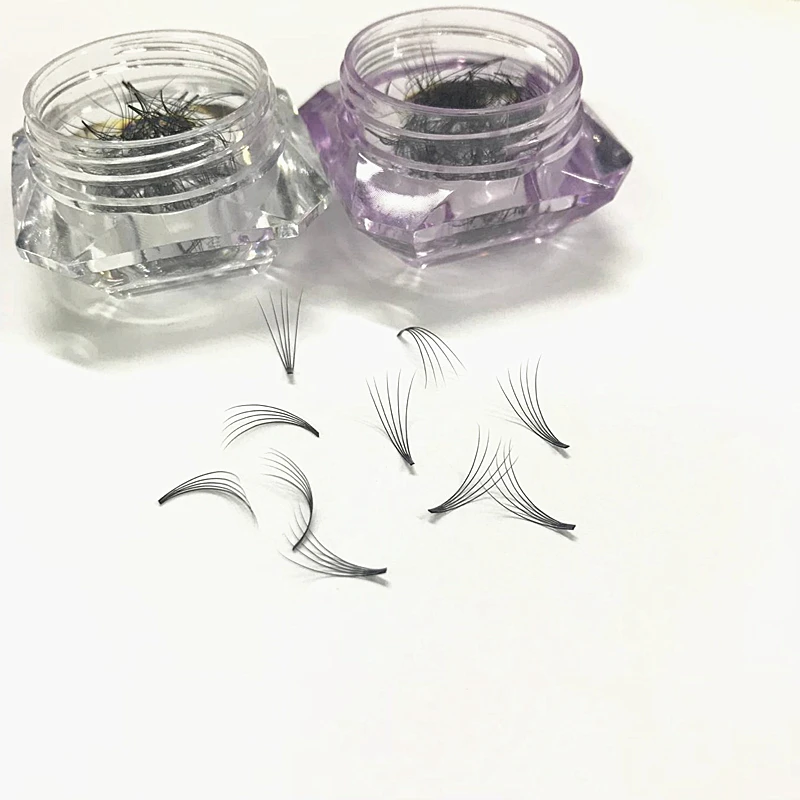 Seashine 5D Premade Fans Eyelash Volume Lash Extension 1 Bottle Loose Lashes Training Artists Short Stem Grafting Lashes