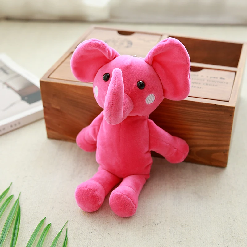 Nuovo elefante in cotone simpatico animale giocattolo imbottitura in cotone borsa per la spesa pieghevole borsa riutilizzabile pieghevole regalo ecologico per donna