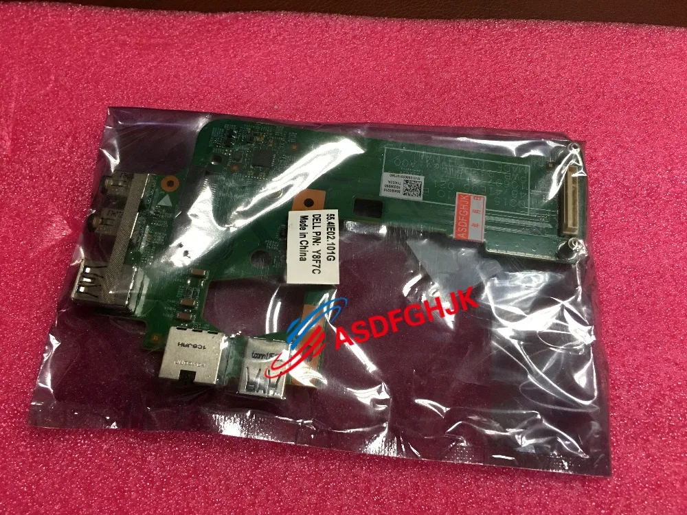 UseFOR DELL Inspiron 15 M5110 Audio Jack Port Ethernet USB THA01 48.4IE05.021 55.4IE02.101G Y8F7C 0Y8F7C CN-0Y8F7C 100% TESED OK image 4