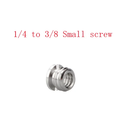 3pcs Photography screw Adapter accessories Conversion bolt 1/4 inverse 3/8 outer screws PTZ conversions bolts