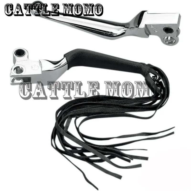 

30cm Tassels Motorcycle Clutch Brake Levers Cover For Harley Electra Glide Street Glide Ultra Classic Trike FL FLH FLHT Univers