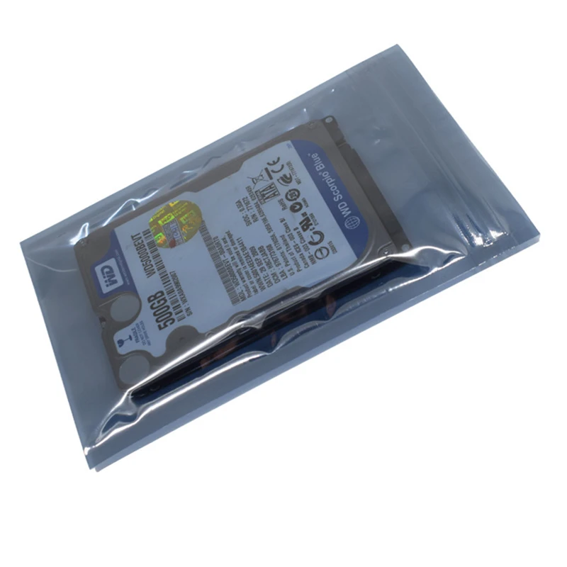 Anti-Static ESD Shielding Bags CPP/PET Composite Double-Sided Coating Faraday Cage Pouches for Hard Drive Motherboard SSD 10PCS