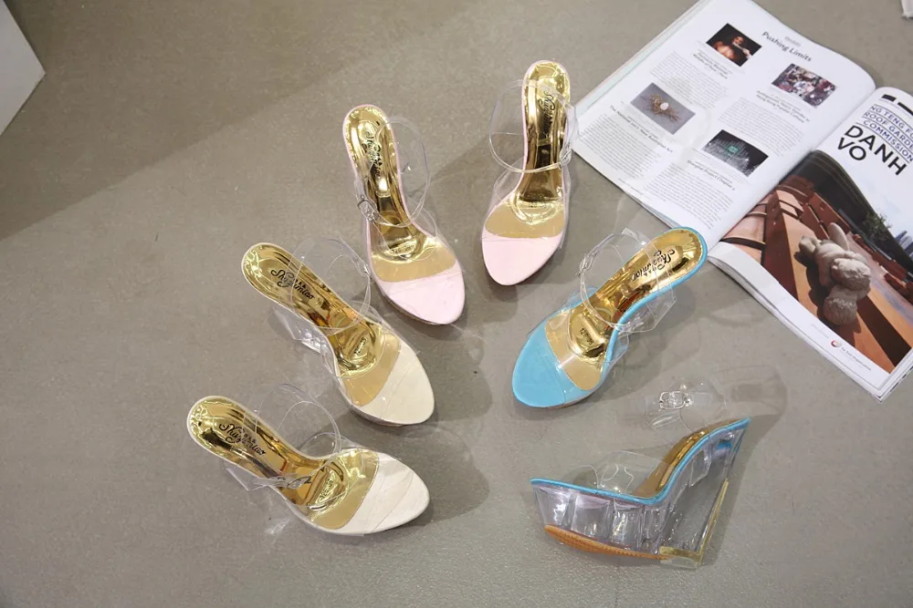 Women Sandals 2019 Wedges Shoes Women Slope rootHigh Heels Sandals Platform Shoes Female Wedge Heels Peep Toe Women Summer Shoes