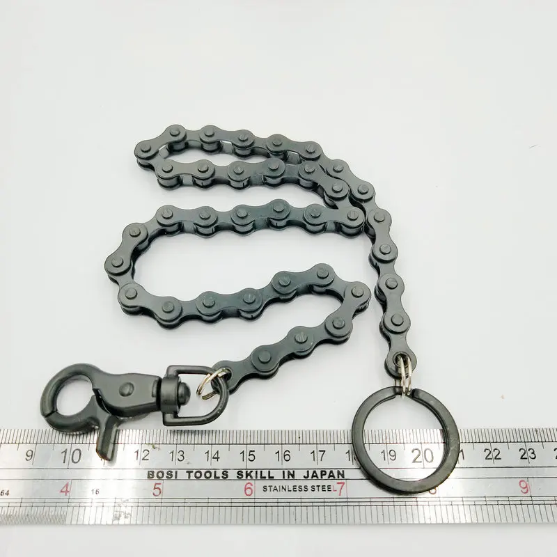 Pants chain Punk Men Wallet Belt Chain Bicycle chain Metal Trousers Chain For Jeans Pants Fashion Jewelry For Men Women
