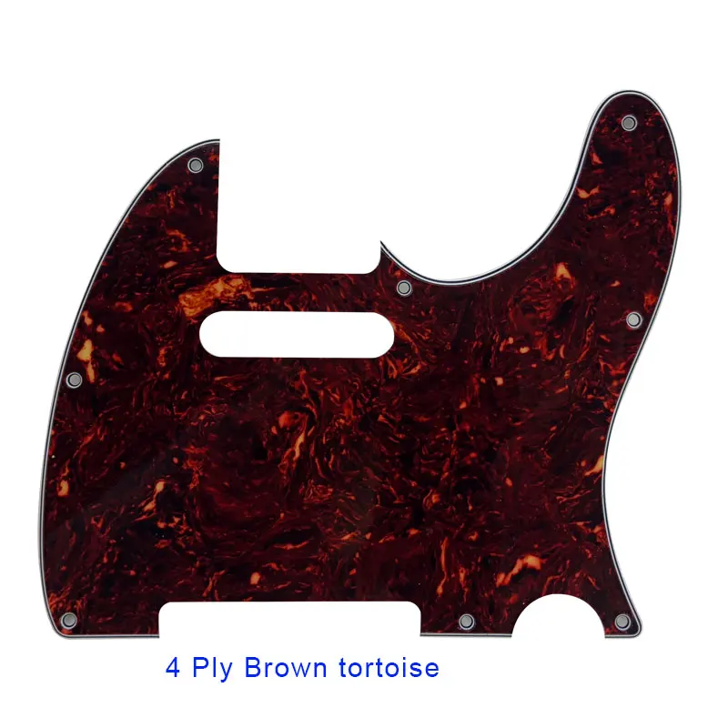 Pleroo Custom Guitar Parts -* For US Standard 8 Screw Holes 62‘’Year Tele Telecaster Guitar Pickguard Scratch Plate,Multicolor