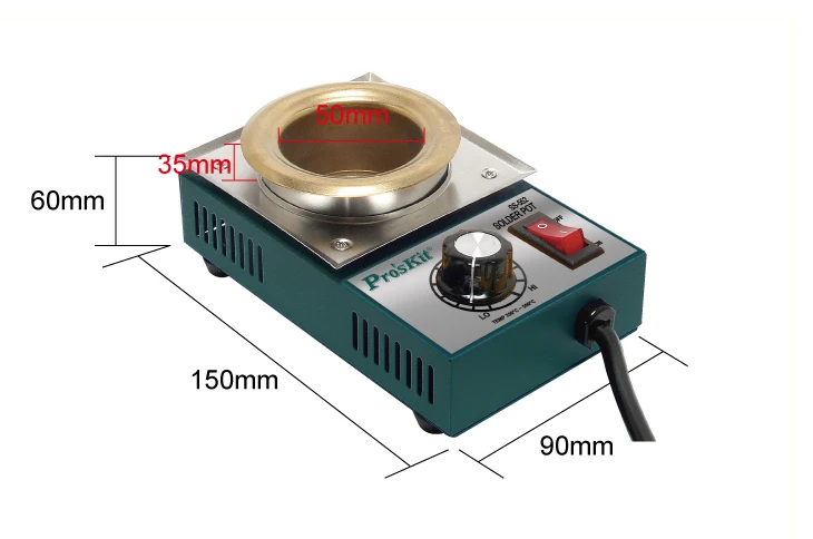 SS-552H Environmentally Tin Furnace Lead-free Adjustable Temperature Titanium Plating Soldering Furnace Dip Soldering Furnace