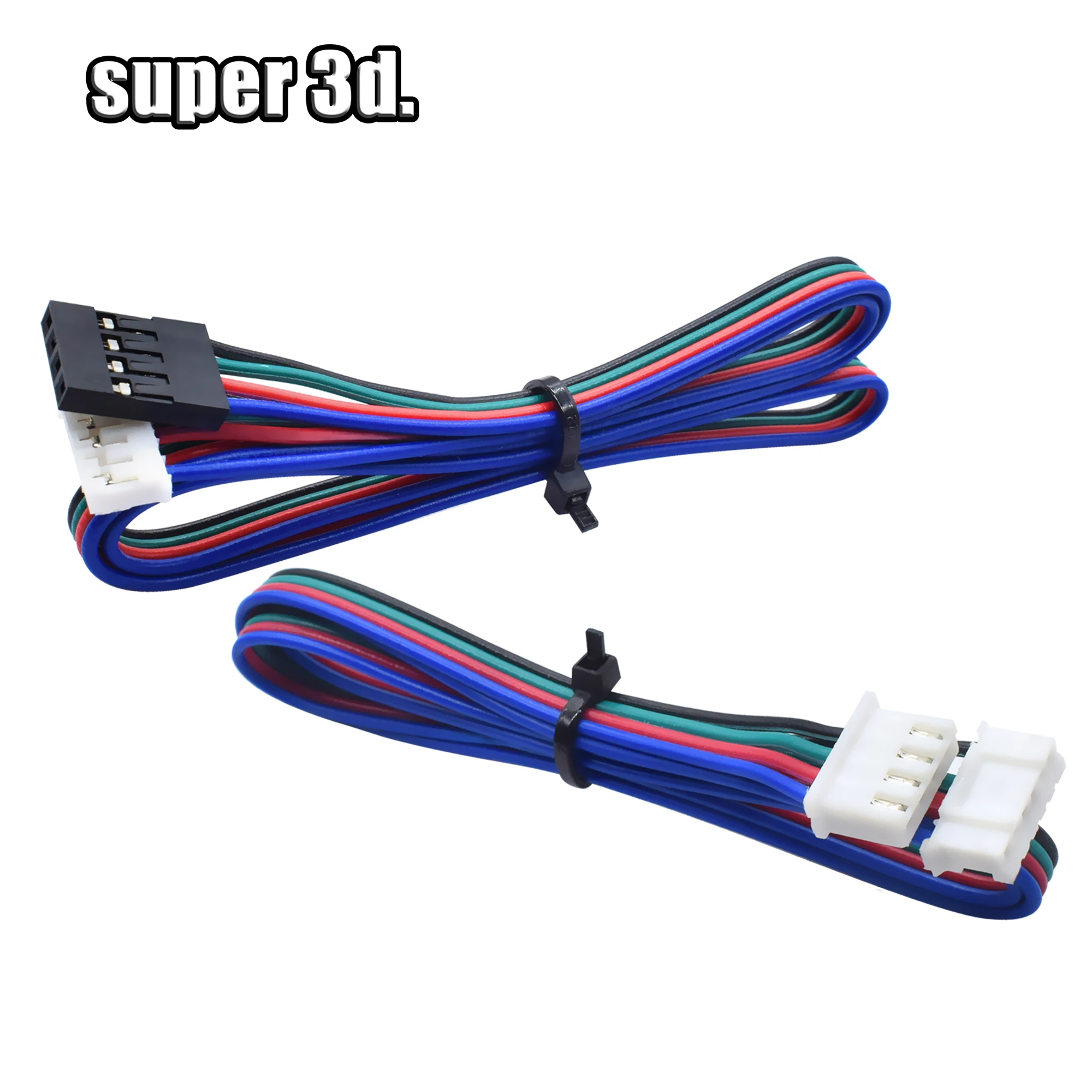 10cm/50cm/100cm/150cm Stepper Motor Cables Wire XH2.54 4pin DuPont Connector Extension to 6pin Terminal Line 3D Printer Parts