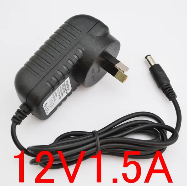 1 قطعة 12V1.5A 9 فولت 1.5A 6 فولت 2A 5 فولت 2.5A جودة عالية التيار المتناوب 100 فولت-240 فولت محول تحويل محول الطاقة امدادات الاتحاد الافريقي التوصيل تيار مستمر 5.5 مللي متر