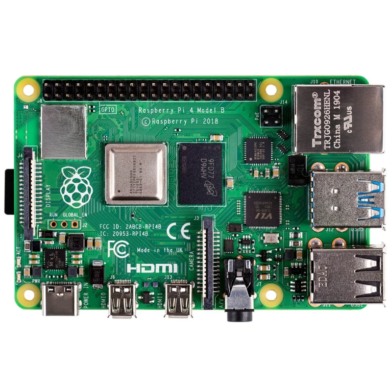 New: Raspberry Pi 4 Model B Dev board 2GB 4GB RAM Quad core 2.4/5.0 GHz WIFI Bluetooth 5.0 RPi 4 Speeder than RPi 3B+