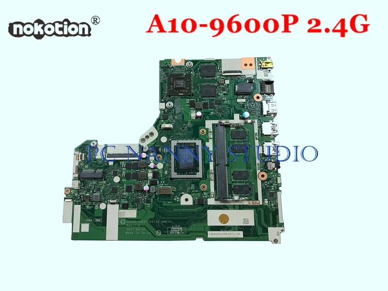 PCNANNY Mainboard DG526 DG527 DG726 NMB341 for Lenovo Ideapad 310-15ABR A10-9600P M430 2GB DDR4 4GB RAM DIS Laptop Motherboard