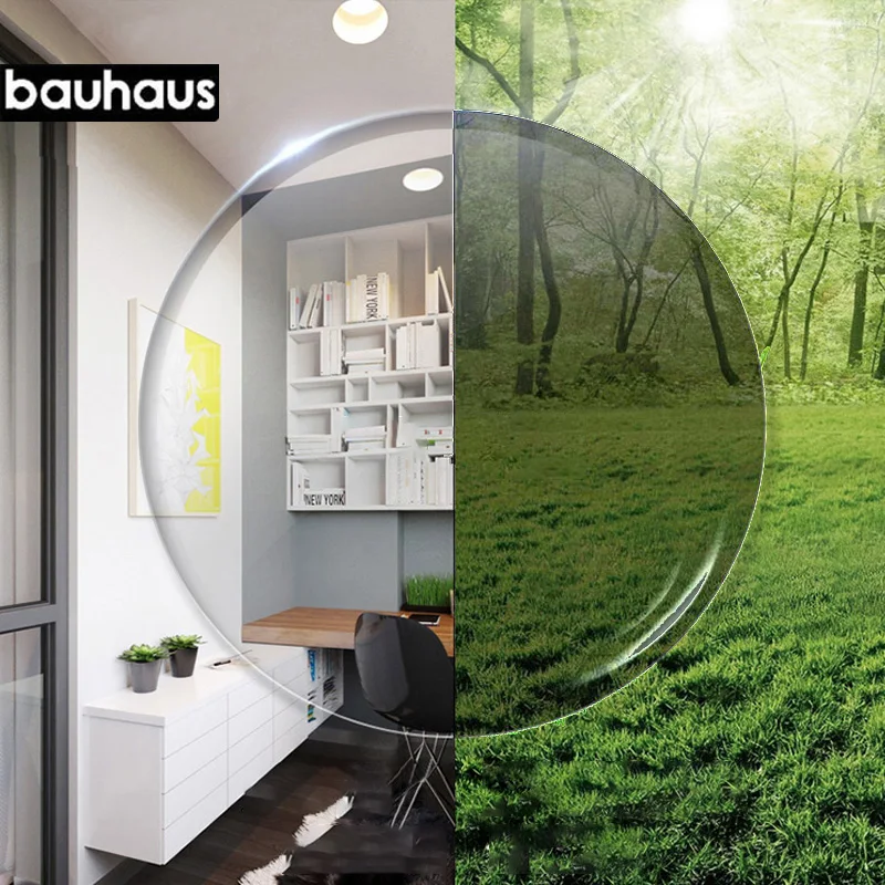 1.56 1.61 1.67 (SPH -0.50~-8.00) Photochromic Prescription CR-39 Resin Aspheric Glasses Lenses Myopia Sunglasses Lens Lentes