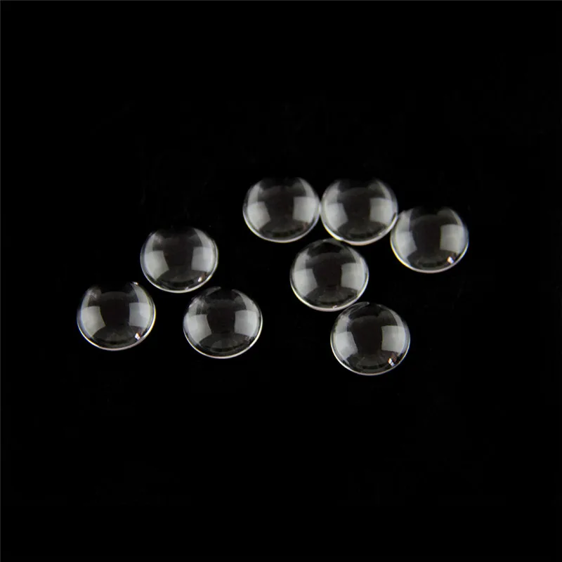 50pcs 14mm Round Glass Cabochon for DIY Charm pendant Necklace Jewelry Making Hot Sale