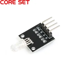 스마트 전자 KY-016 RGB LED 센서 모듈, 아두이노 DIY 스타터 키트, KY016, 3.3, 5V, 3 색, 4 핀